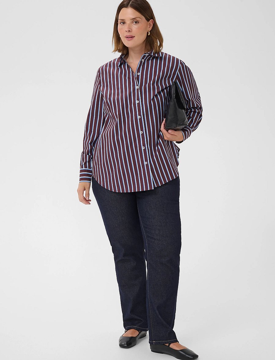 Kaffe Curve - KCsavina Shirt - fudge/chalk/provance - 3