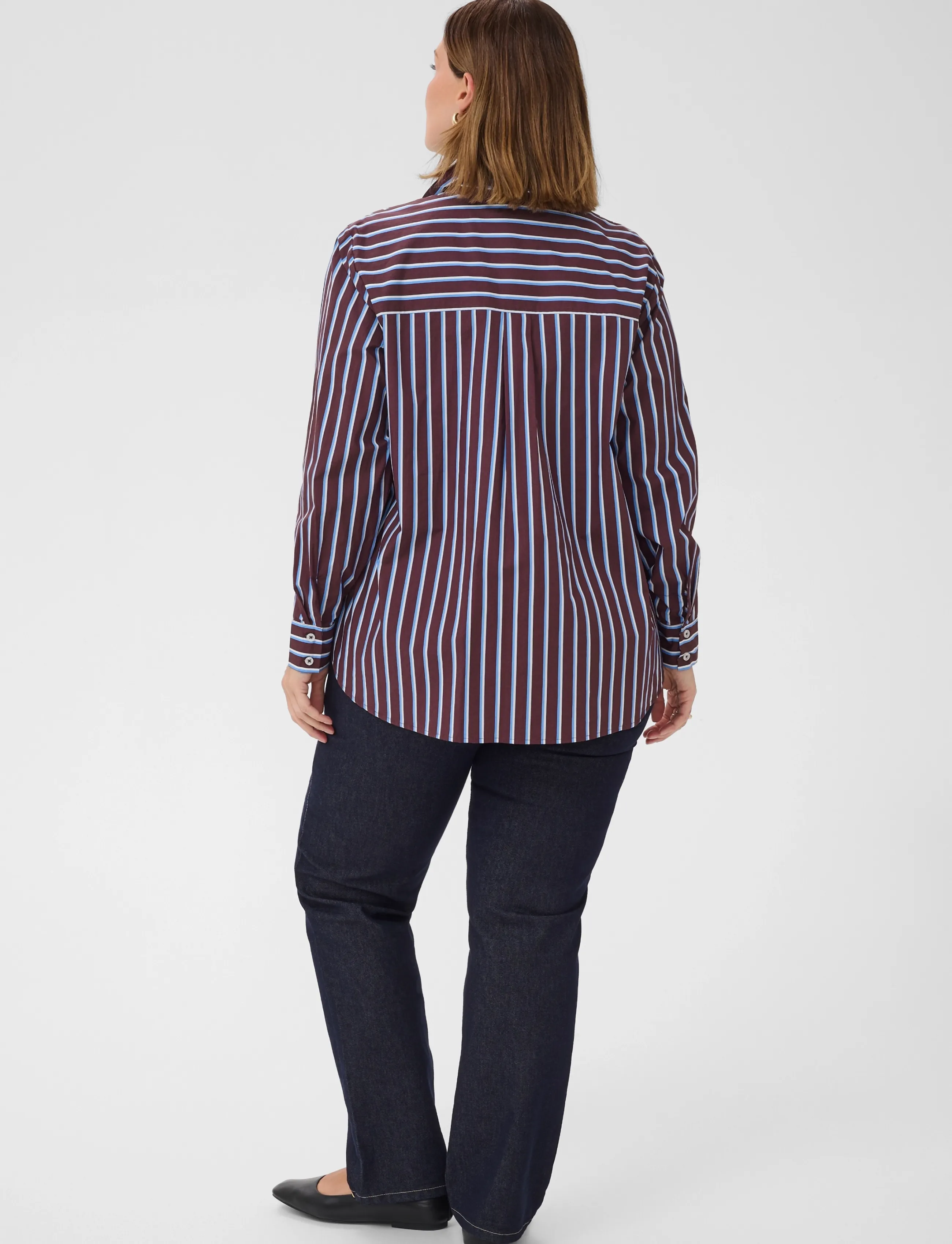 Kaffe Curve - KCsavina Shirt - fudge/chalk/provance - 4