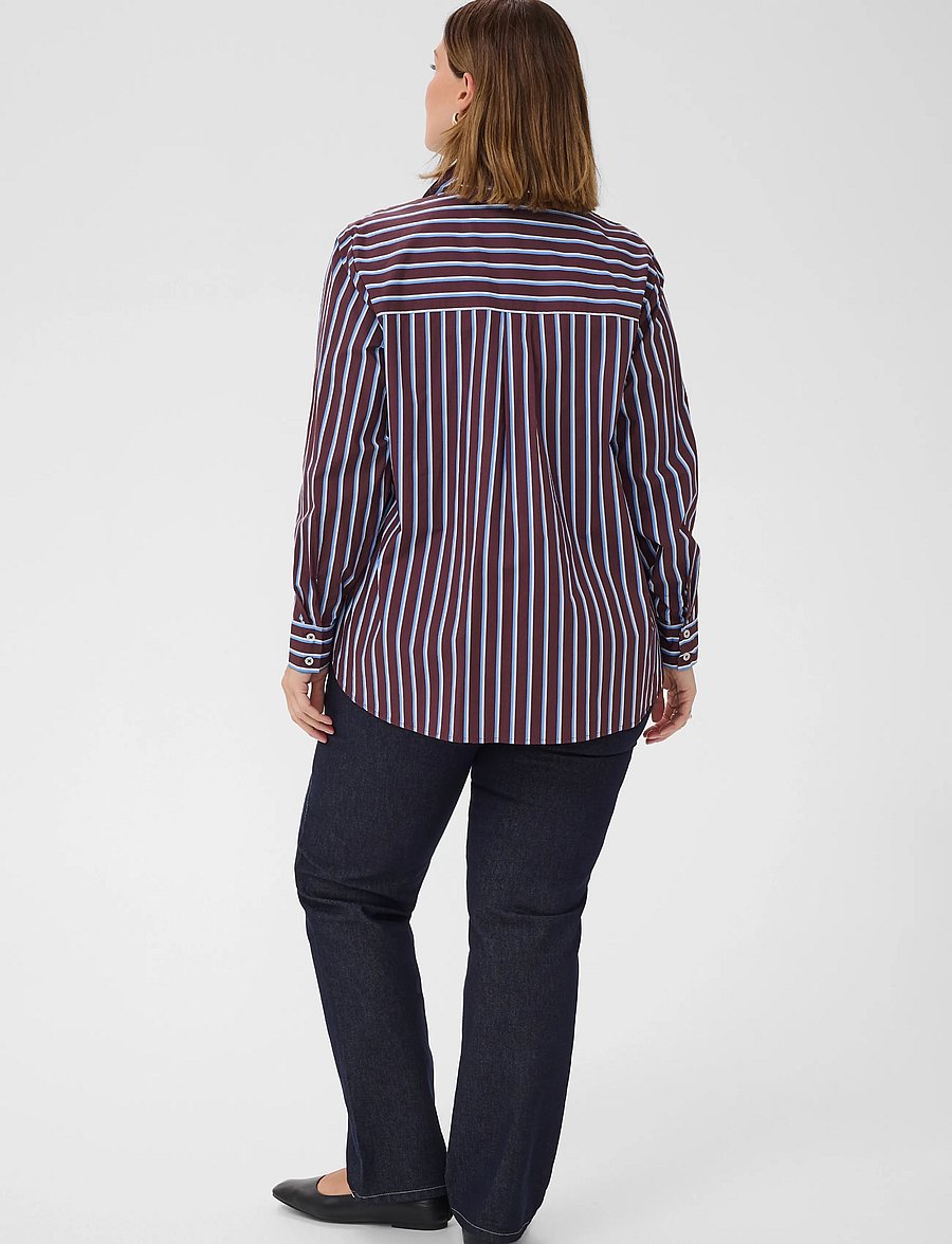 Kaffe Curve - KCsavina Shirt - fudge/chalk/provance - 4