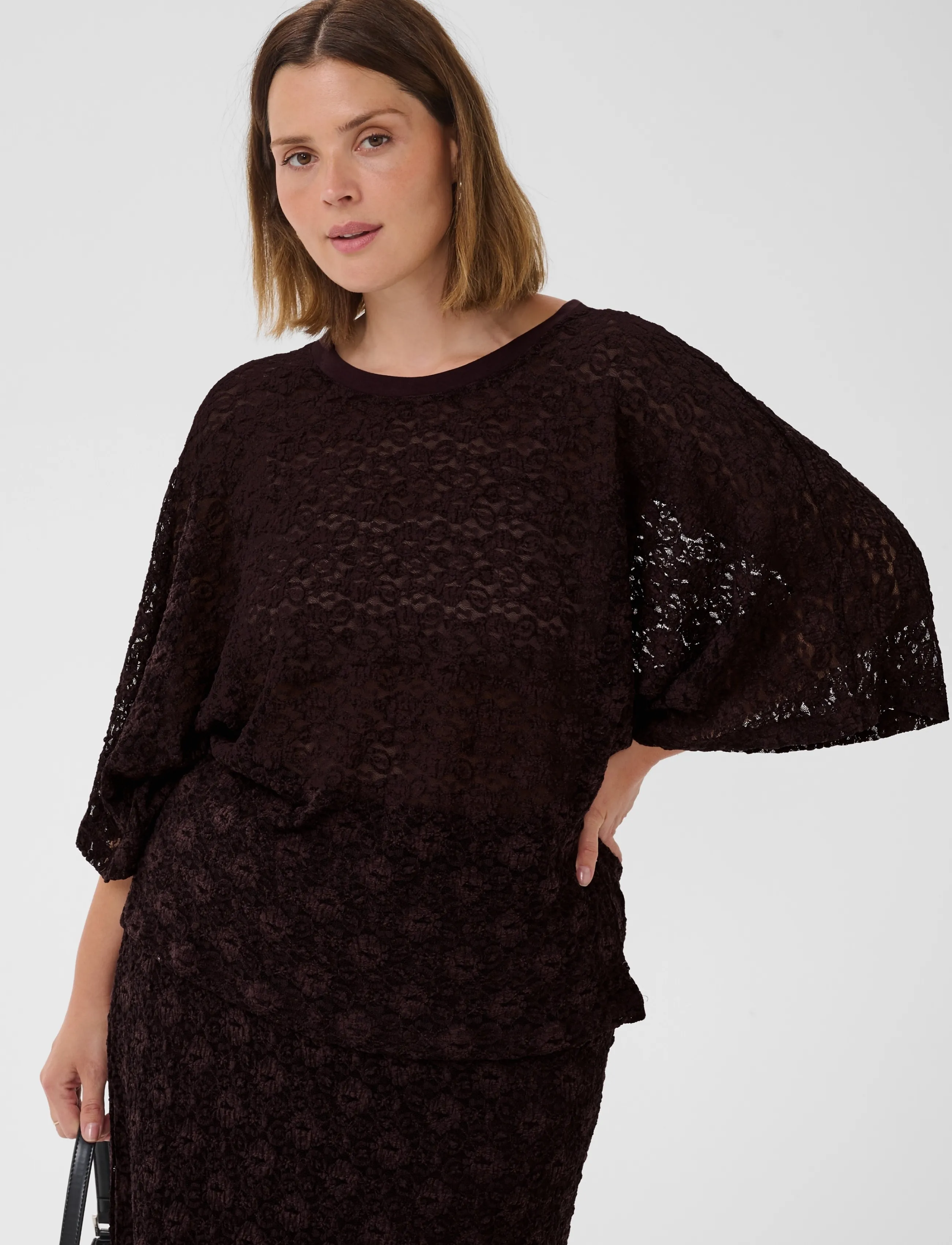Kaffe Curve - KCsally tshirt - t-shirts - fudge - 1