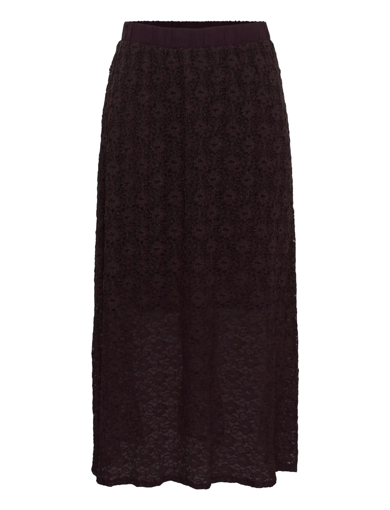 Kaffe Curve KCsally skirt - Midi skirts - FUDGE / brown