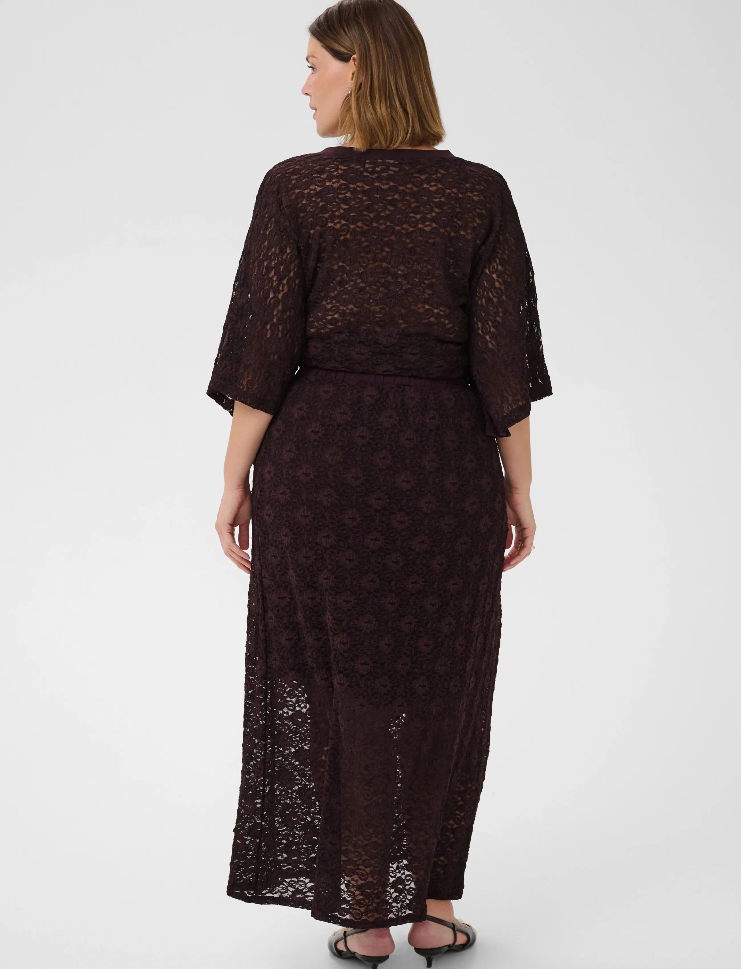 Kaffe Curve - KCsally skirt - knitted skirts - fudge - 4