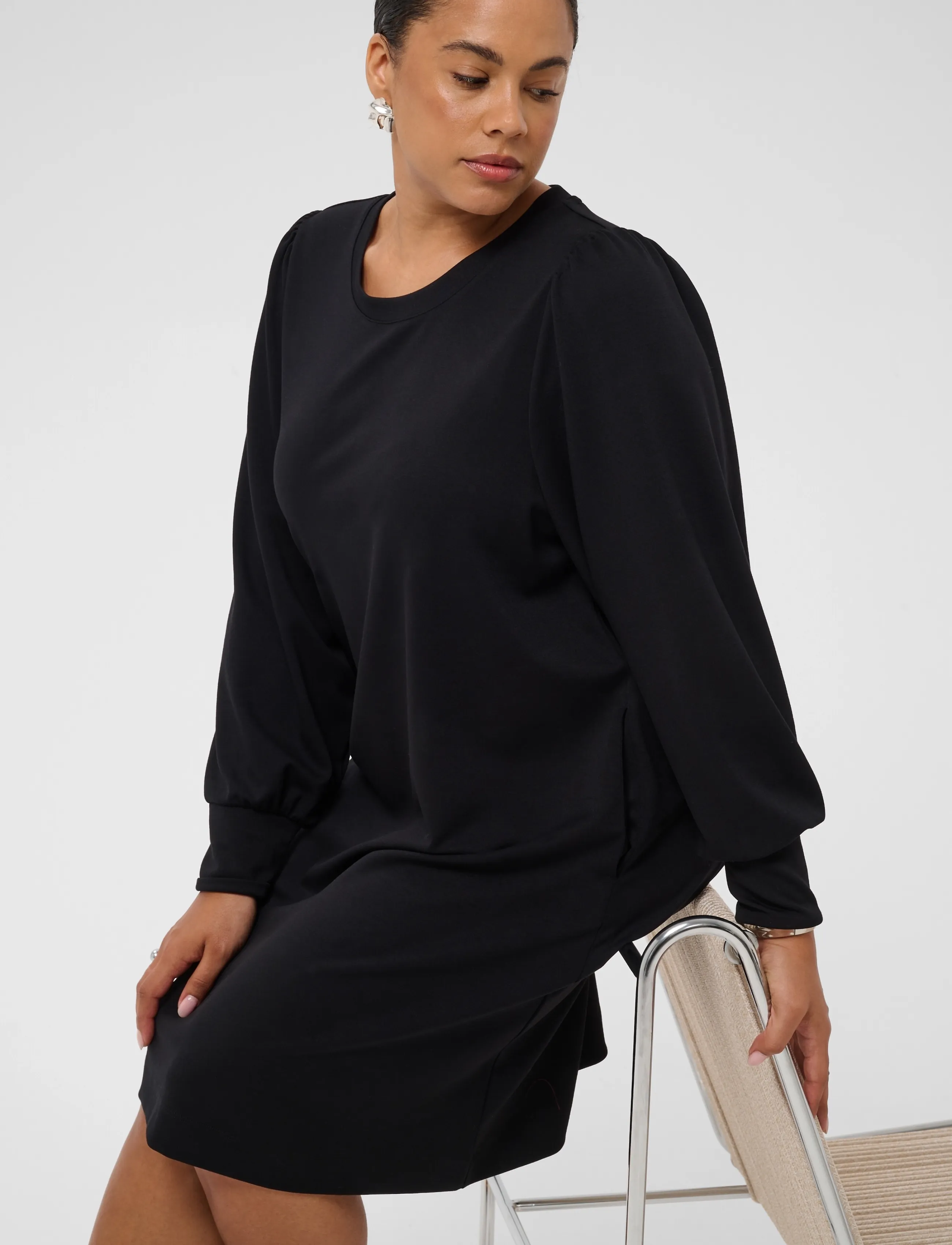 Kaffe Curve - KCannia Tunic - t-shirtkjoler - black deep - 4