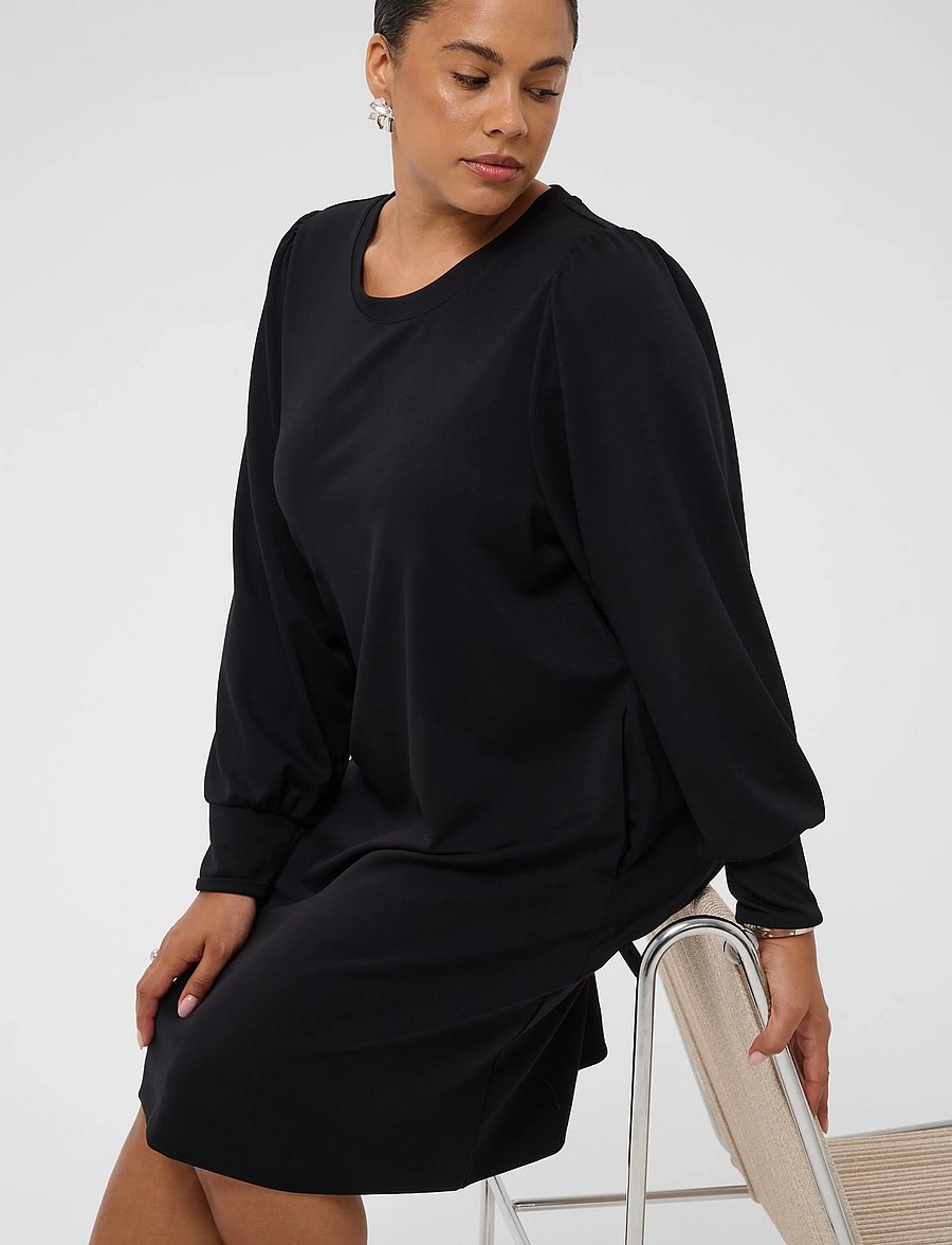 Kaffe Curve - KCannia Tunic - t-shirtkjoler - black deep - 4