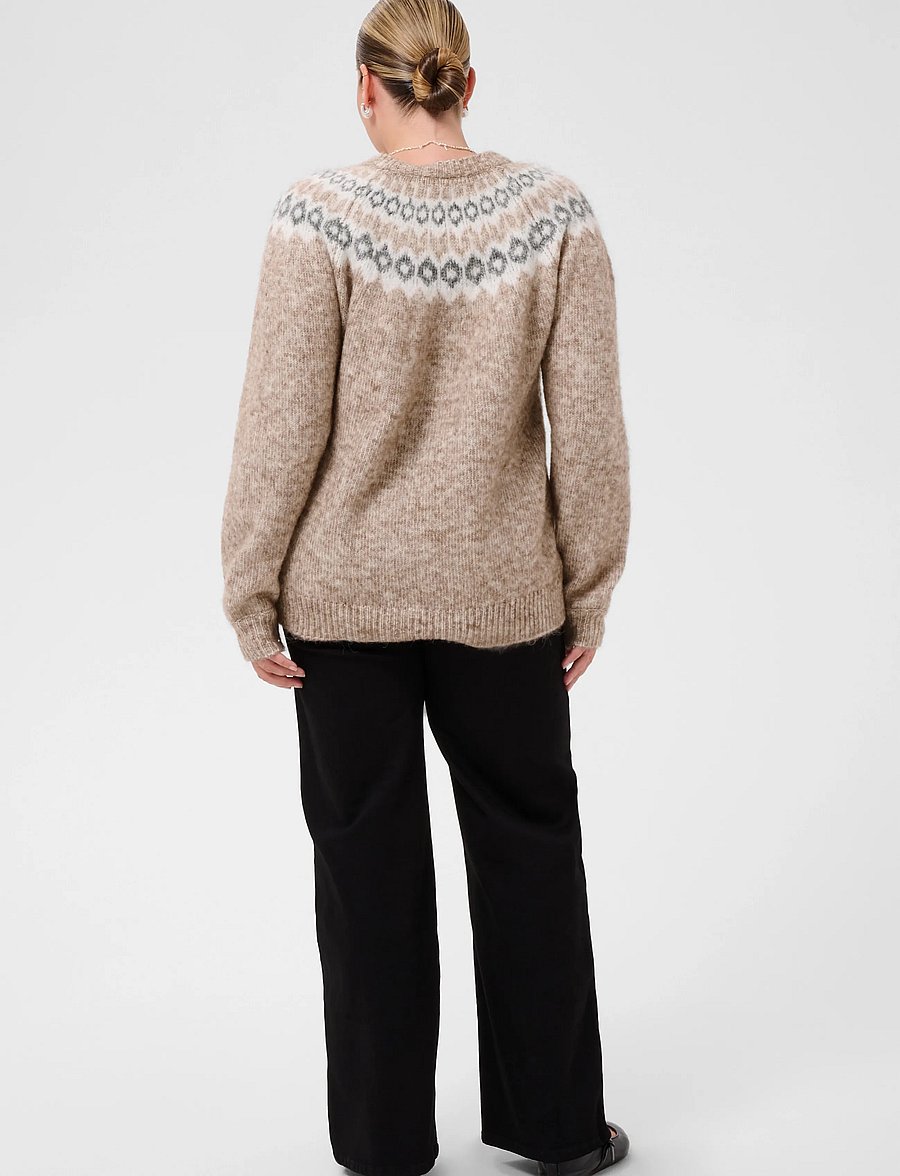 Kaffe Curve - KCbettany Cardigan - cardigans - beige melange - 4