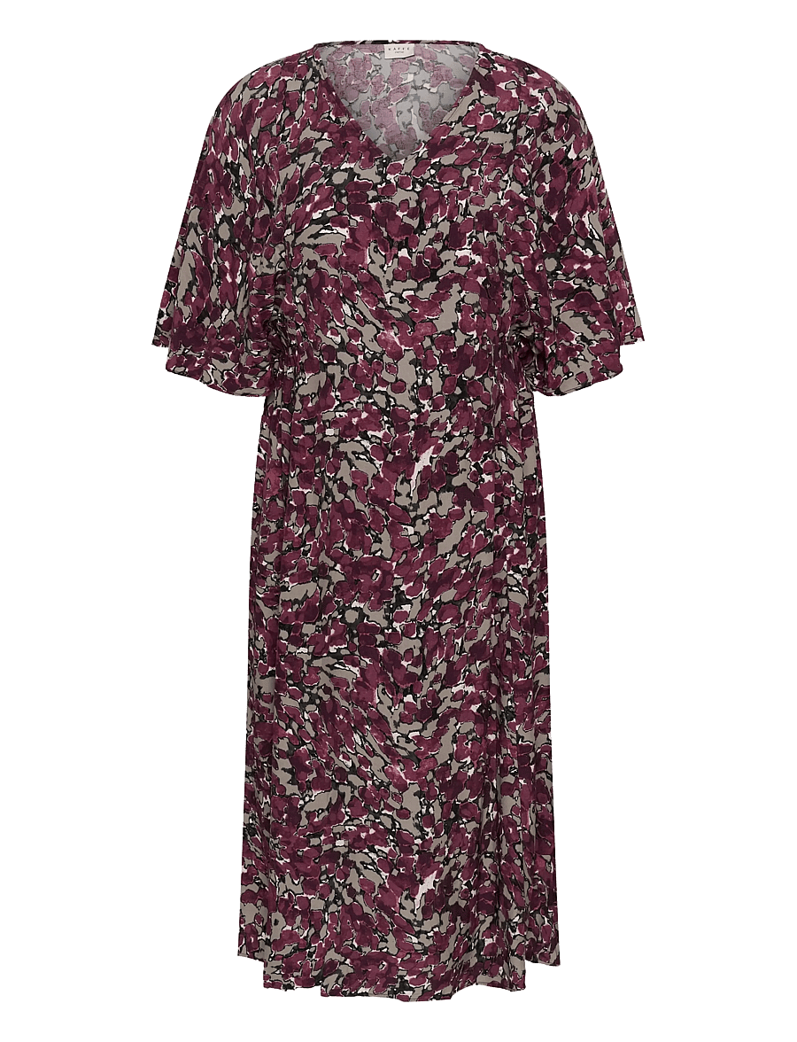 Kaffe Curve - KCmaggie Dress - fudge abstract animal - 0