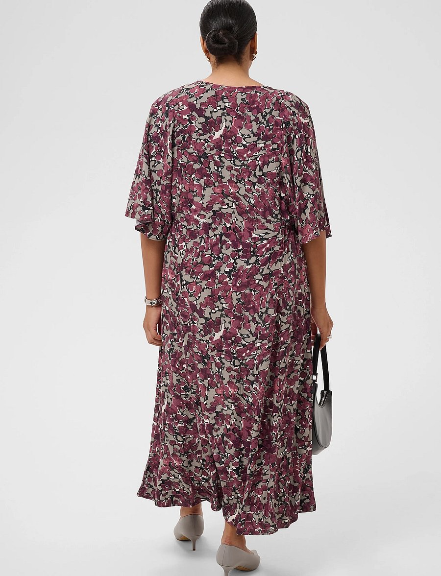 Kaffe Curve - KCmaggie Dress - fudge abstract animal - 3