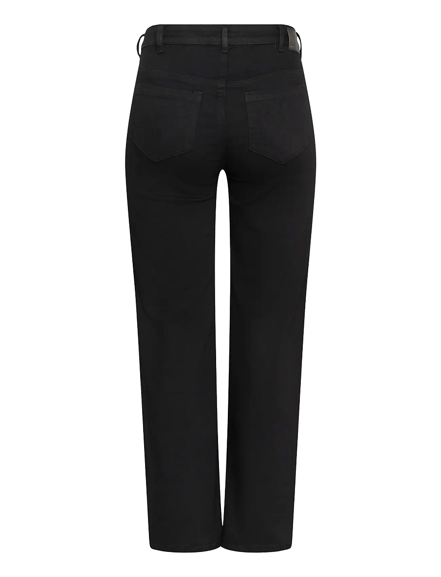 Kaffe Curve - KCbrookie Wide Full Lenght Jeans - vida jeans - black deep - 1
