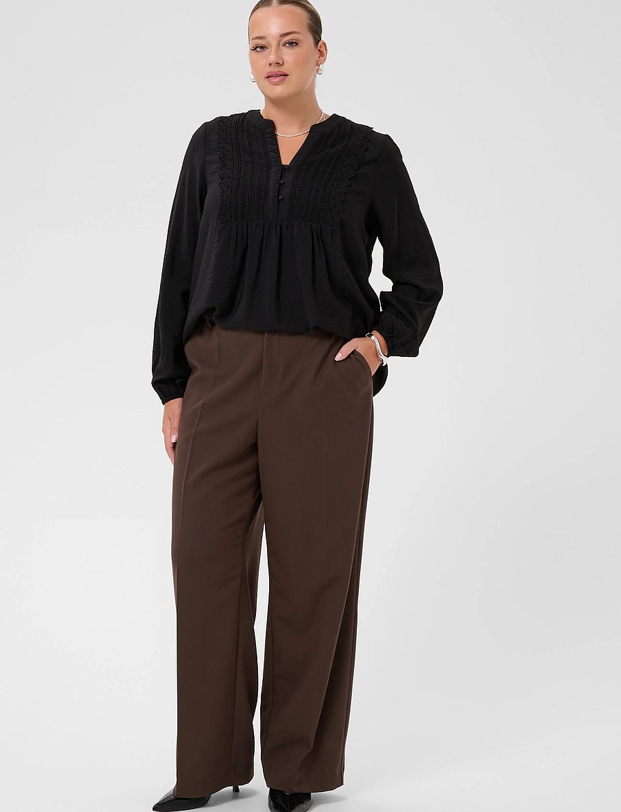 Kaffe Curve - KCsakira Pants - coffee bean - 2