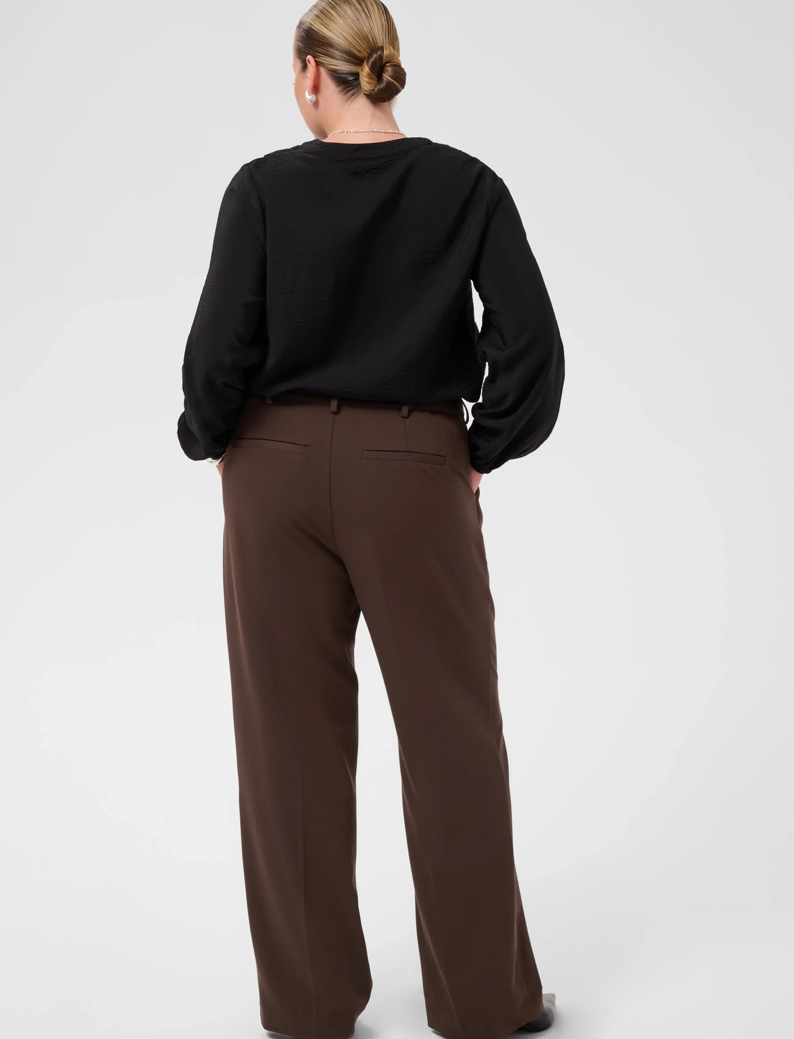 Kaffe Curve - KCsakira Pants - coffee bean - 3