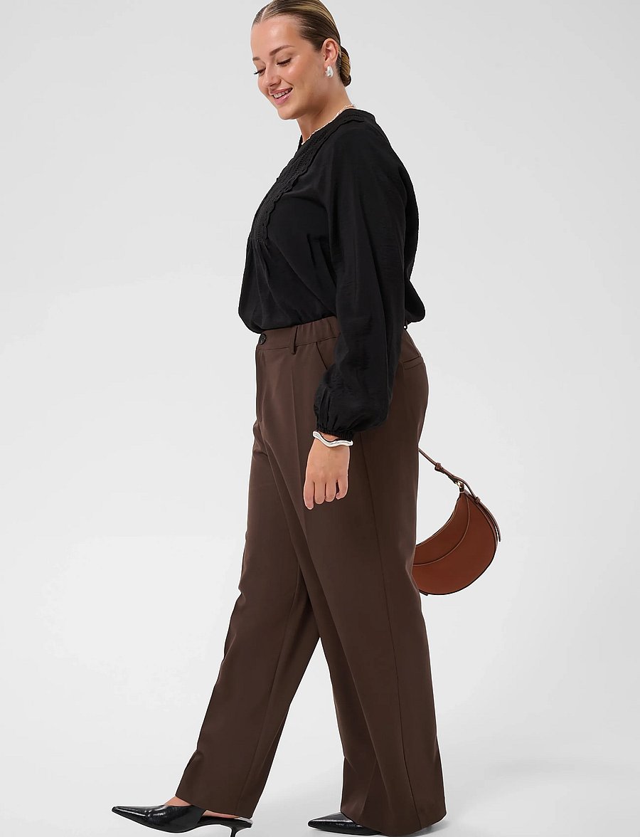 Kaffe Curve - KCsakira Pants - coffee bean - 4