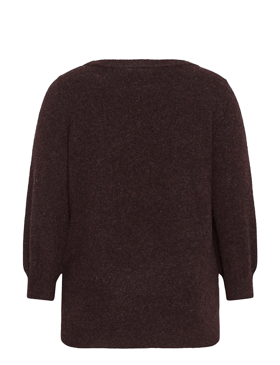 Kaffe Curve - KCselia Pullover - kampsunid - fudge melange - 1