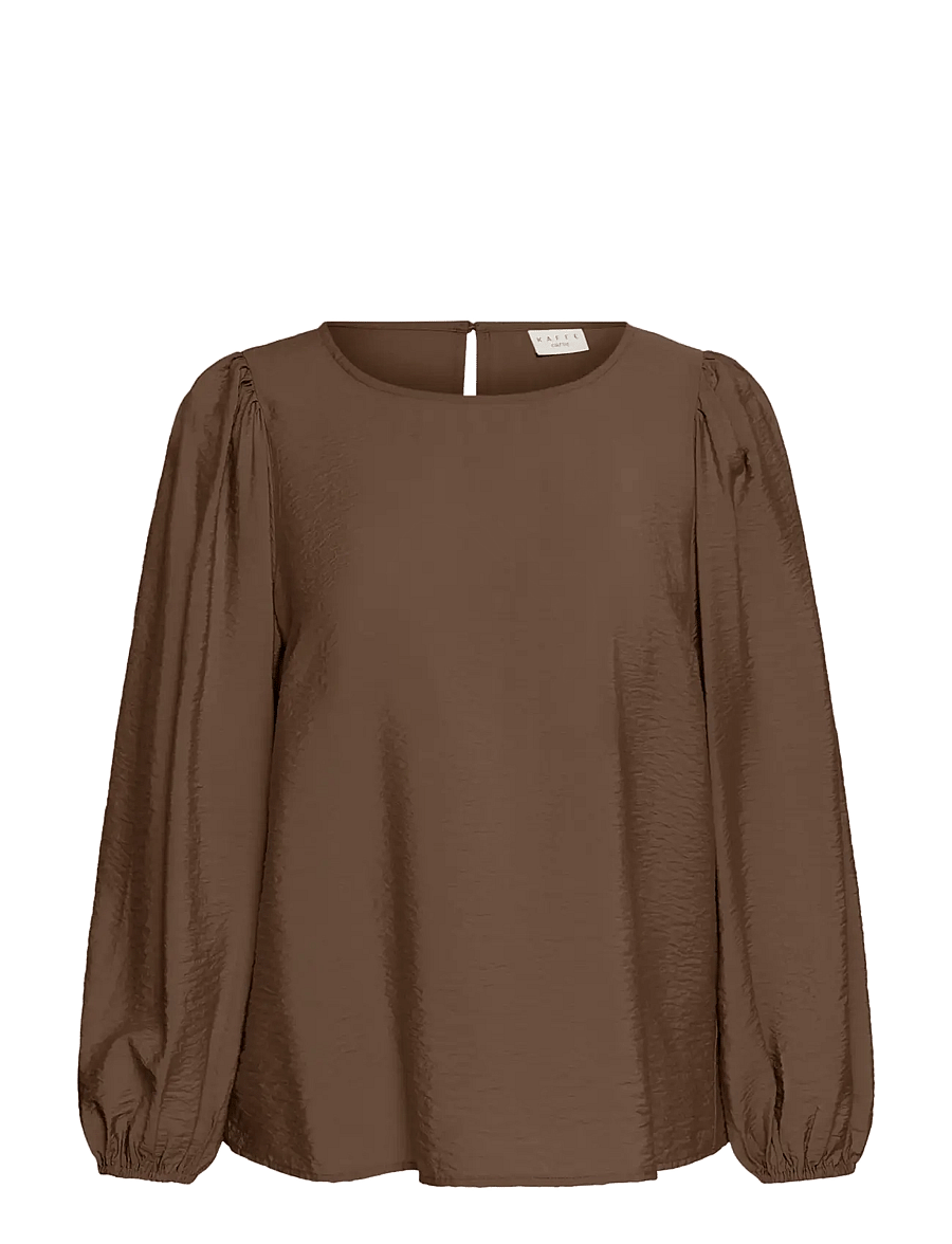 Kaffe Curve - KCgila Blouse - langærmede bluser - carafe - 0