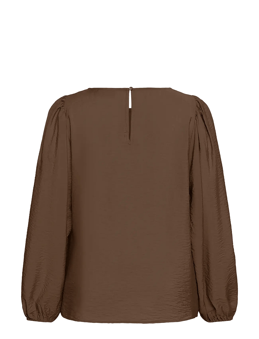Kaffe Curve - KCgila Blouse - langärmelige blusen - carafe - 1
