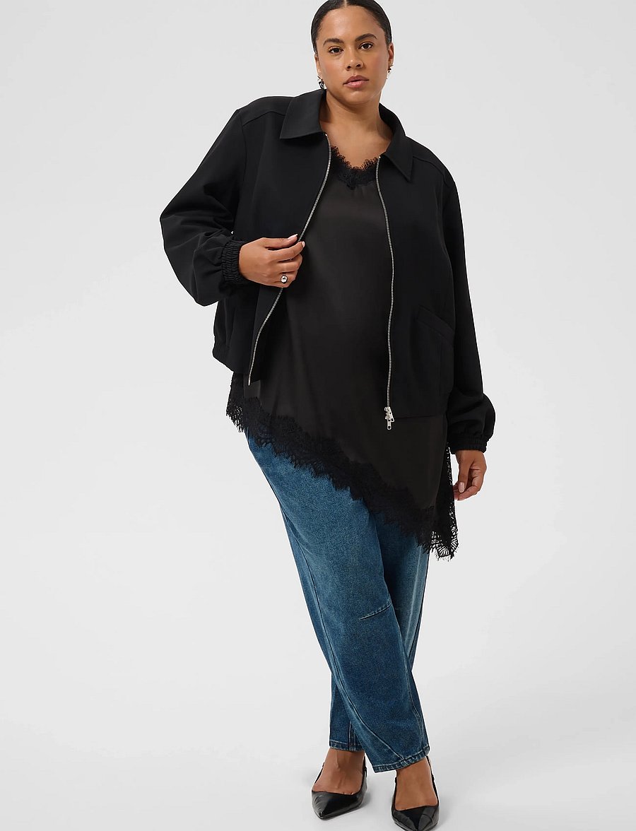 Kaffe Curve - KCsakira Jacket - forårsjakker - black deep - 3