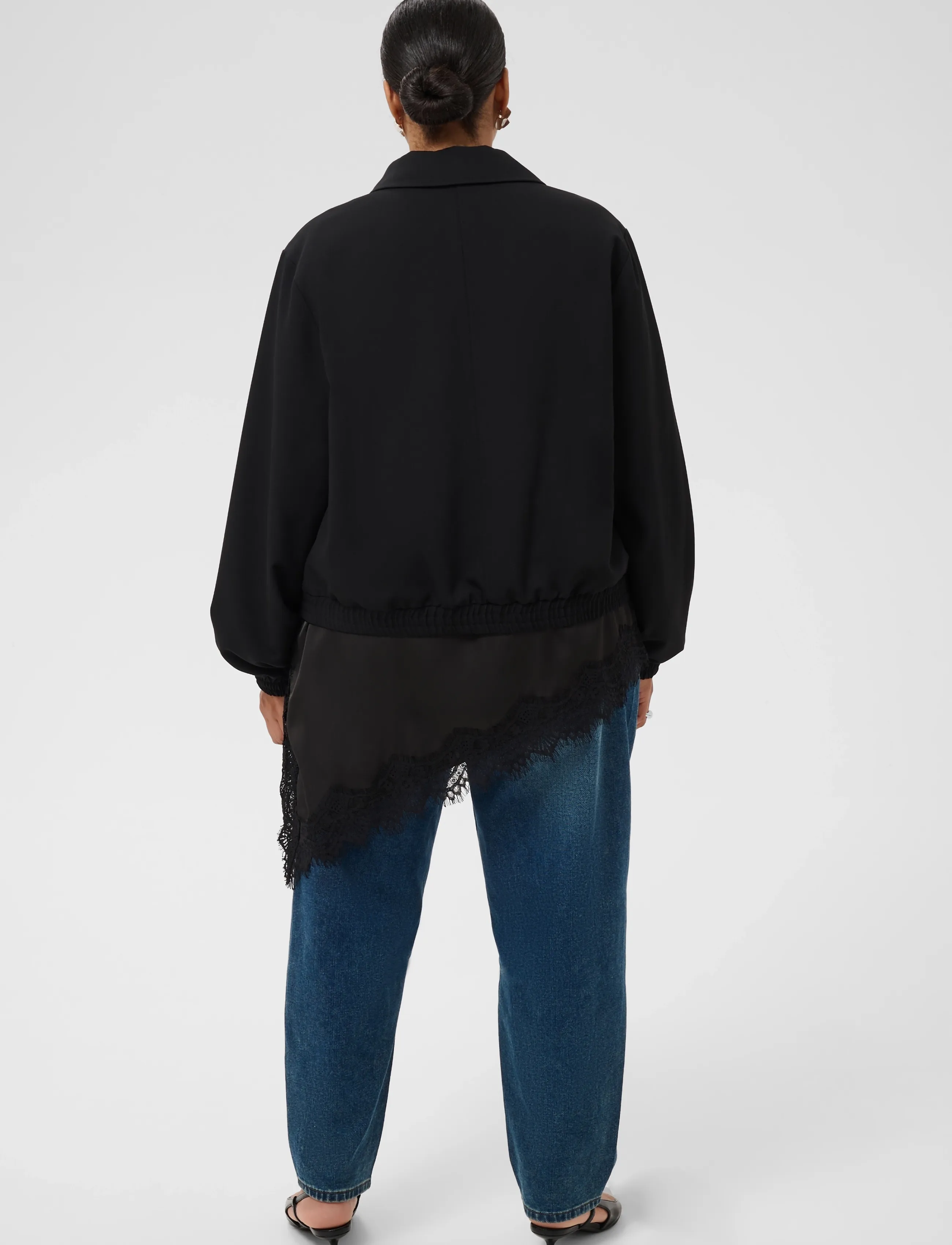 Kaffe Curve - KCsakira Jacket - forårsjakker - black deep - 4