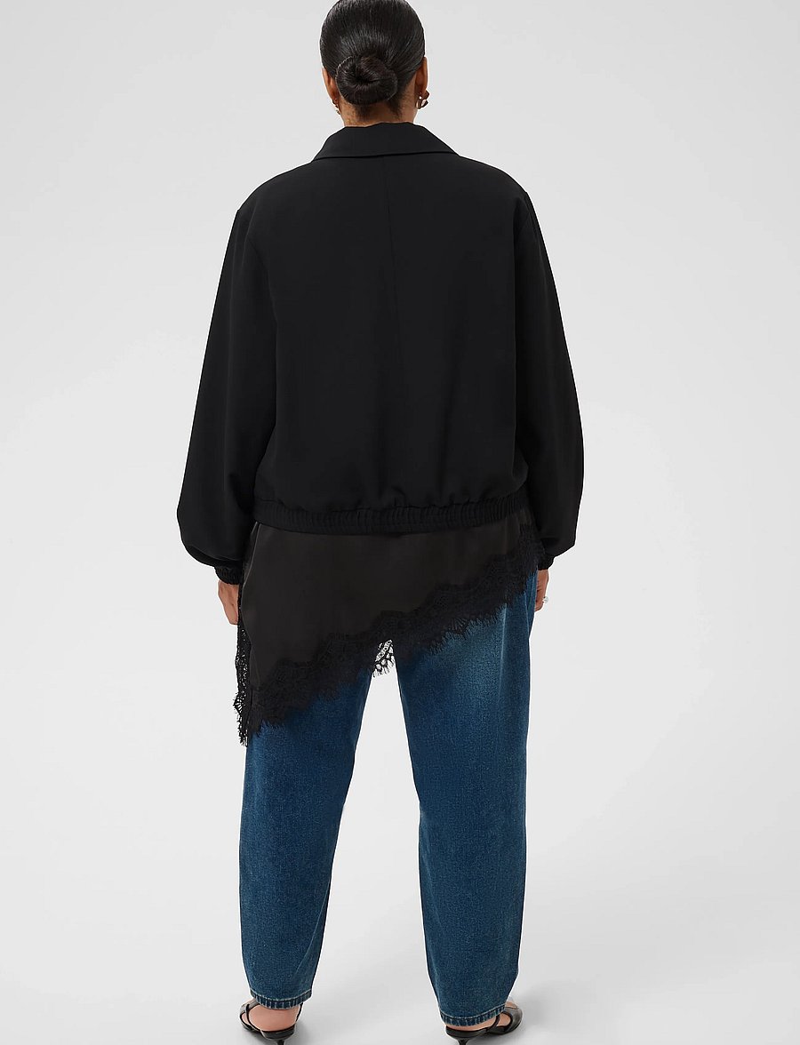 Kaffe Curve - KCsakira Jacket - forårsjakker - black deep - 4