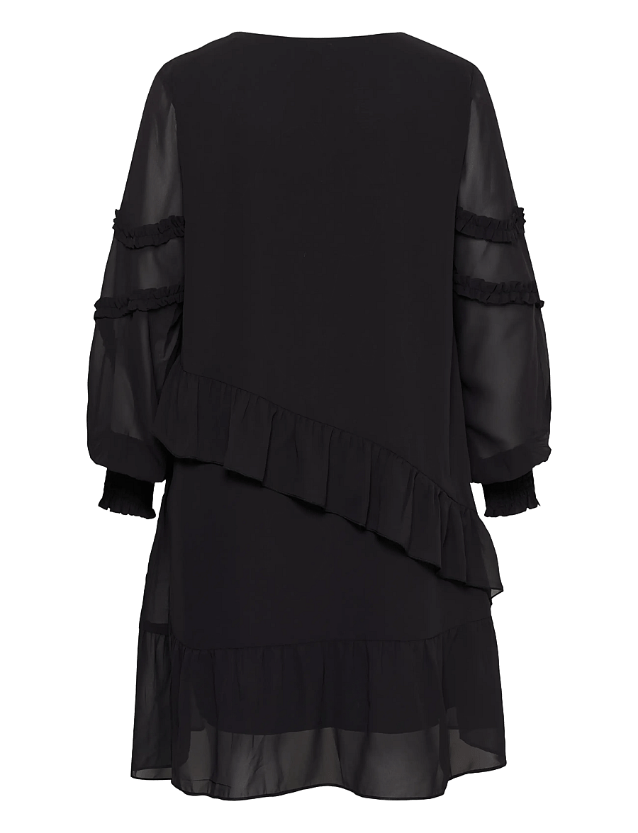 Kaffe Curve - KCnaelle Dress - short dresses - black deep - 1