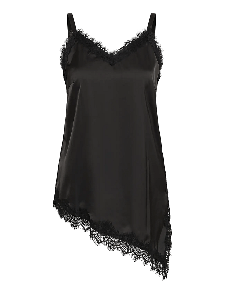 Kaffe Curve - KCmiana Strap Top - oberteile - black deep - 0