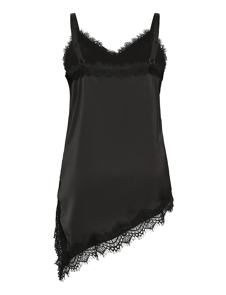 Kaffe Curve - KCmiana Strap Top - Överdelar - black deep - 1