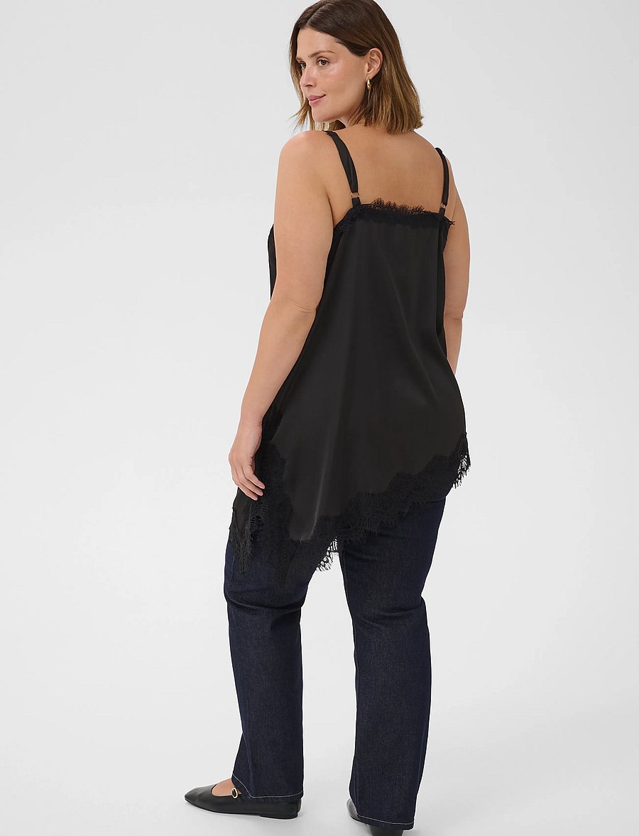 Kaffe Curve - KCmiana Strap Top - oberteile - black deep - 3