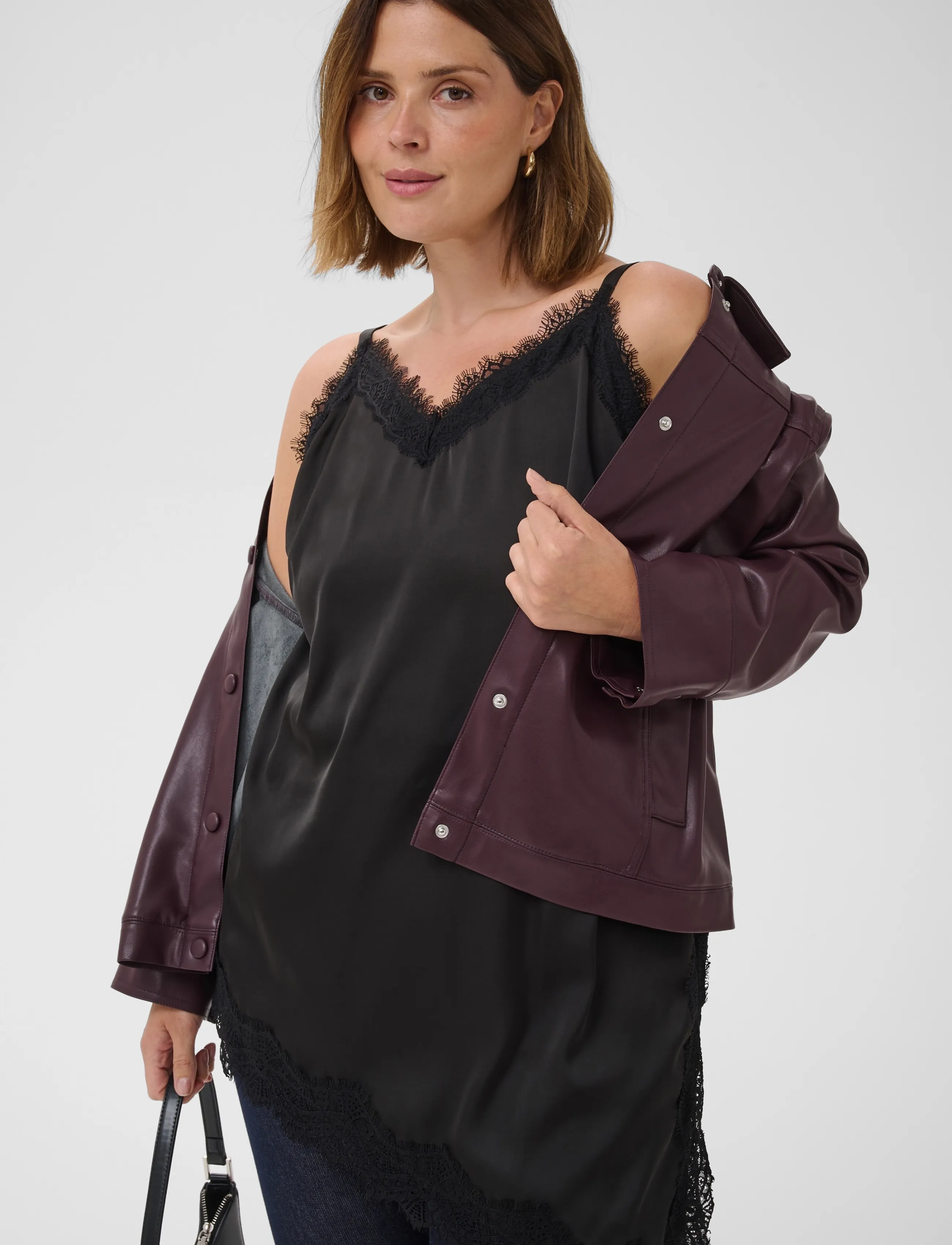 Kaffe Curve - KCmiana Strap Top - oberteile - black deep - 4