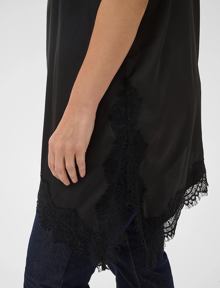 Kaffe Curve - KCmiana Strap Top - oberteile - black deep - 5