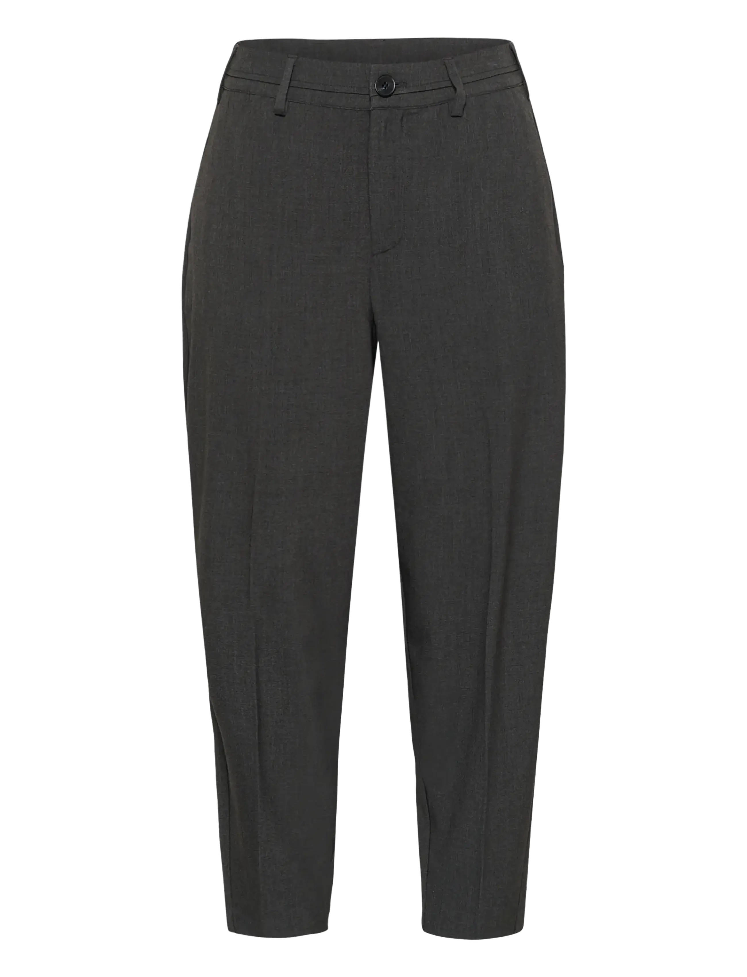 Kaffe Curve KCriella Pants - Püksid - DARK GREY MELANGE / grey
