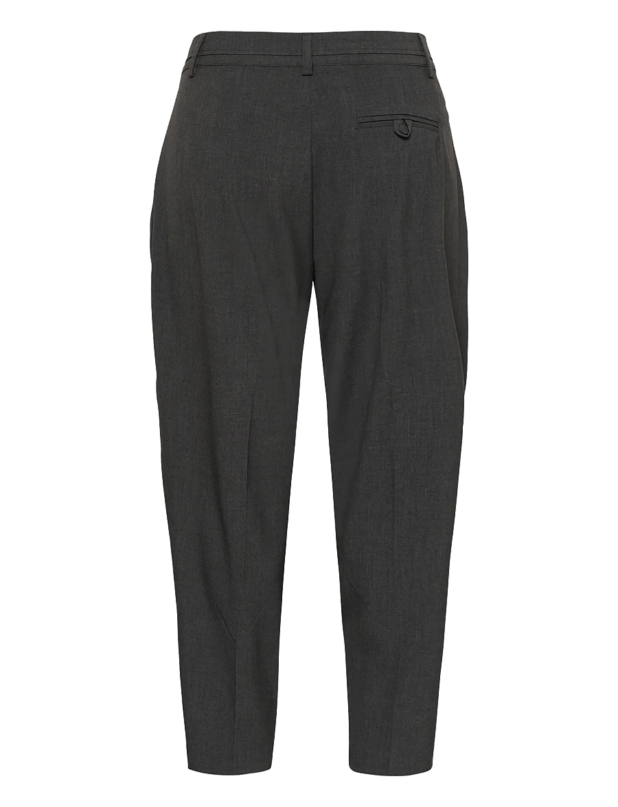 Kaffe Curve - KCriella Pants - habitbukser - dark grey melange - 1