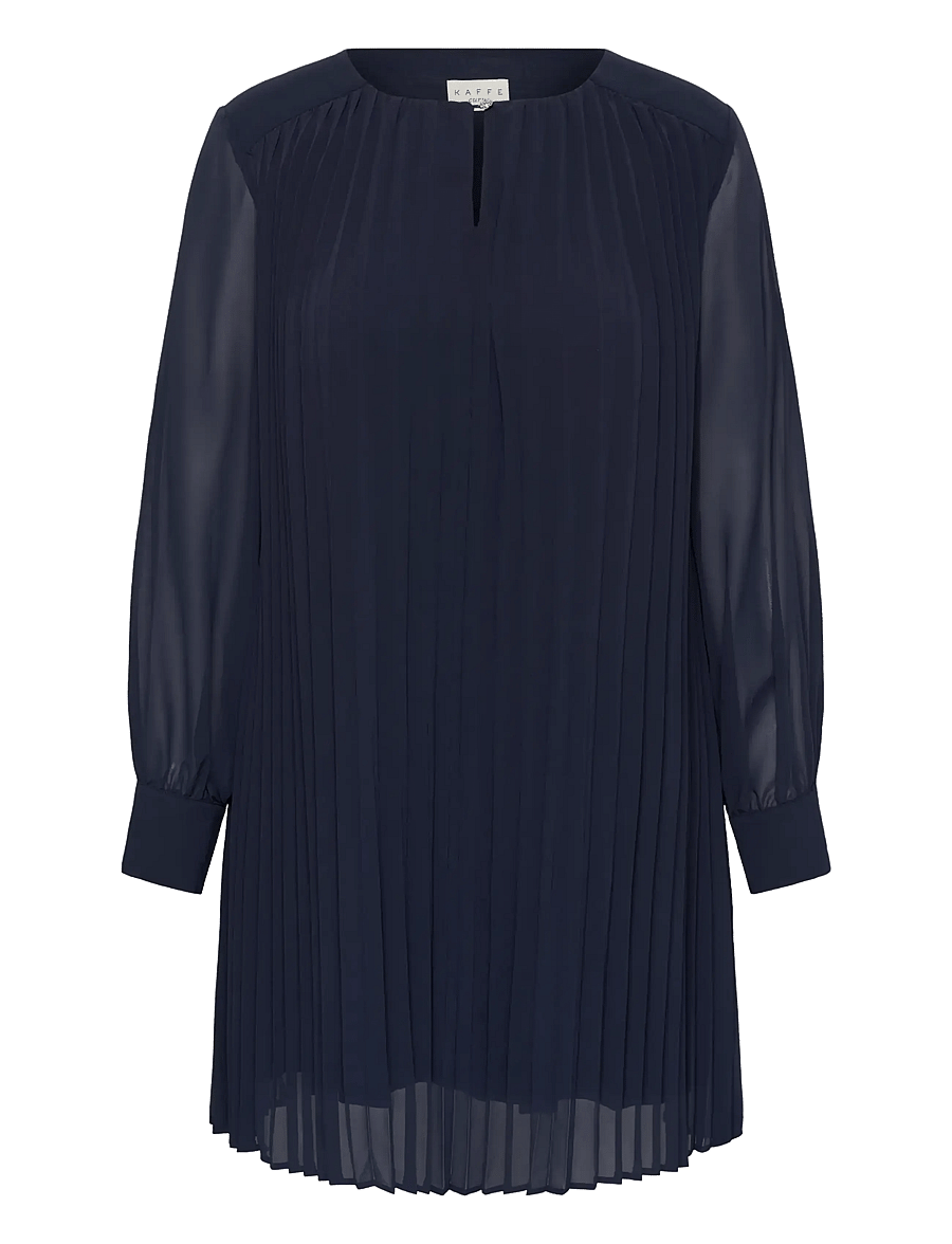 Kaffe Curve - KCeliana Dress - midi dresses - graphite - 0