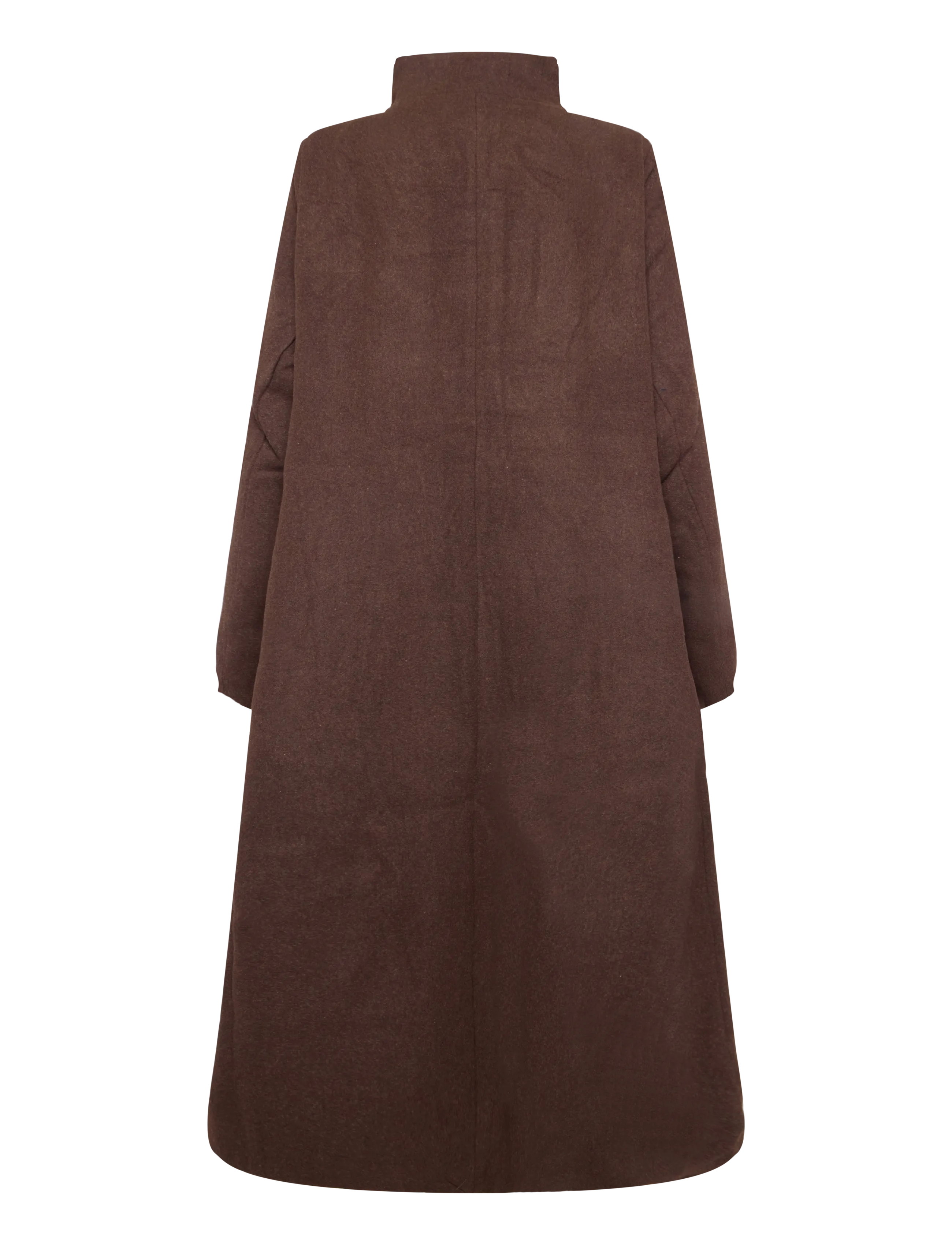 Kaffe Curve - KCnanny Button Coat - vinterjackor - chocolate brown - 1