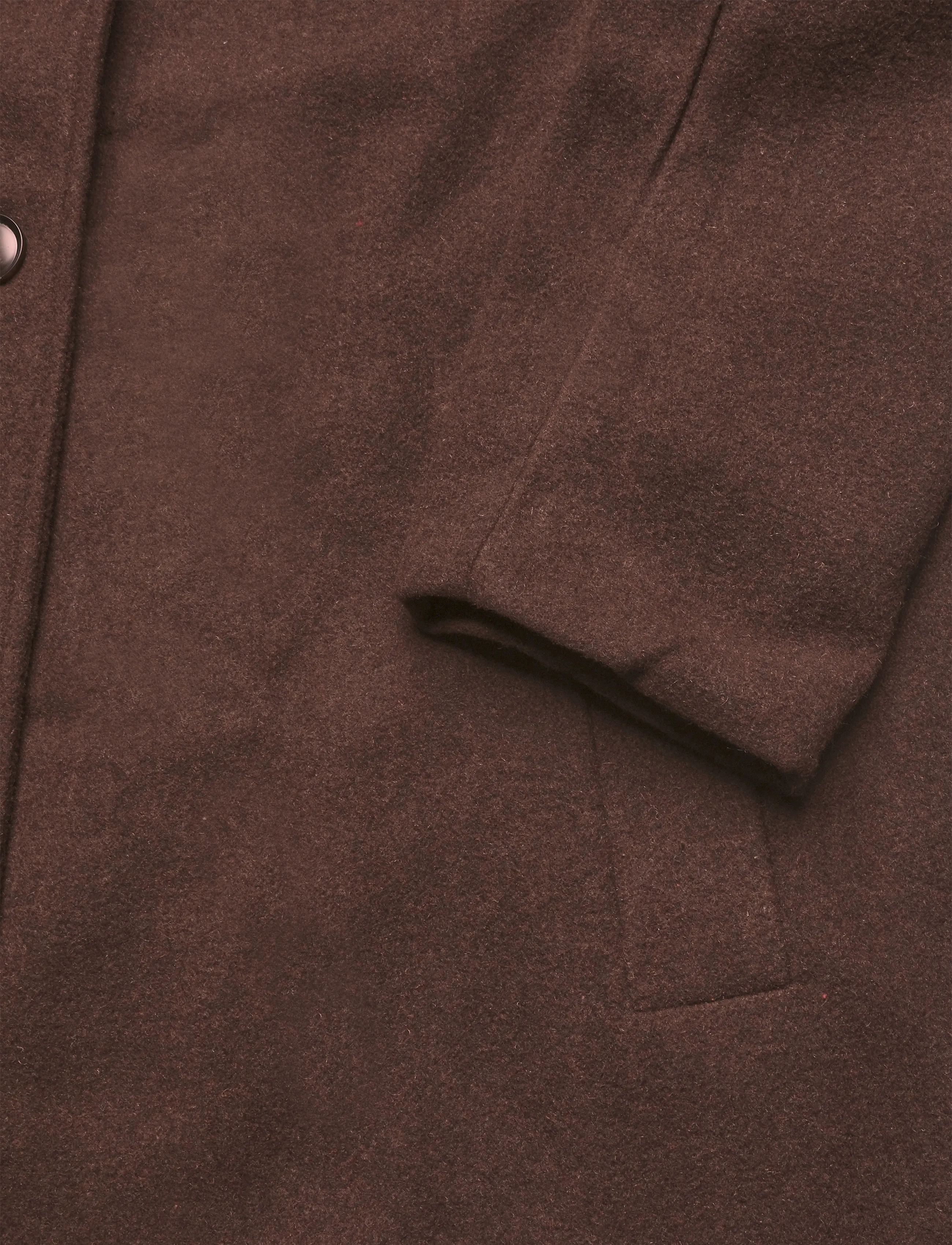Kaffe Curve - KCnanny Button Coat - vinterjackor - chocolate brown - 3