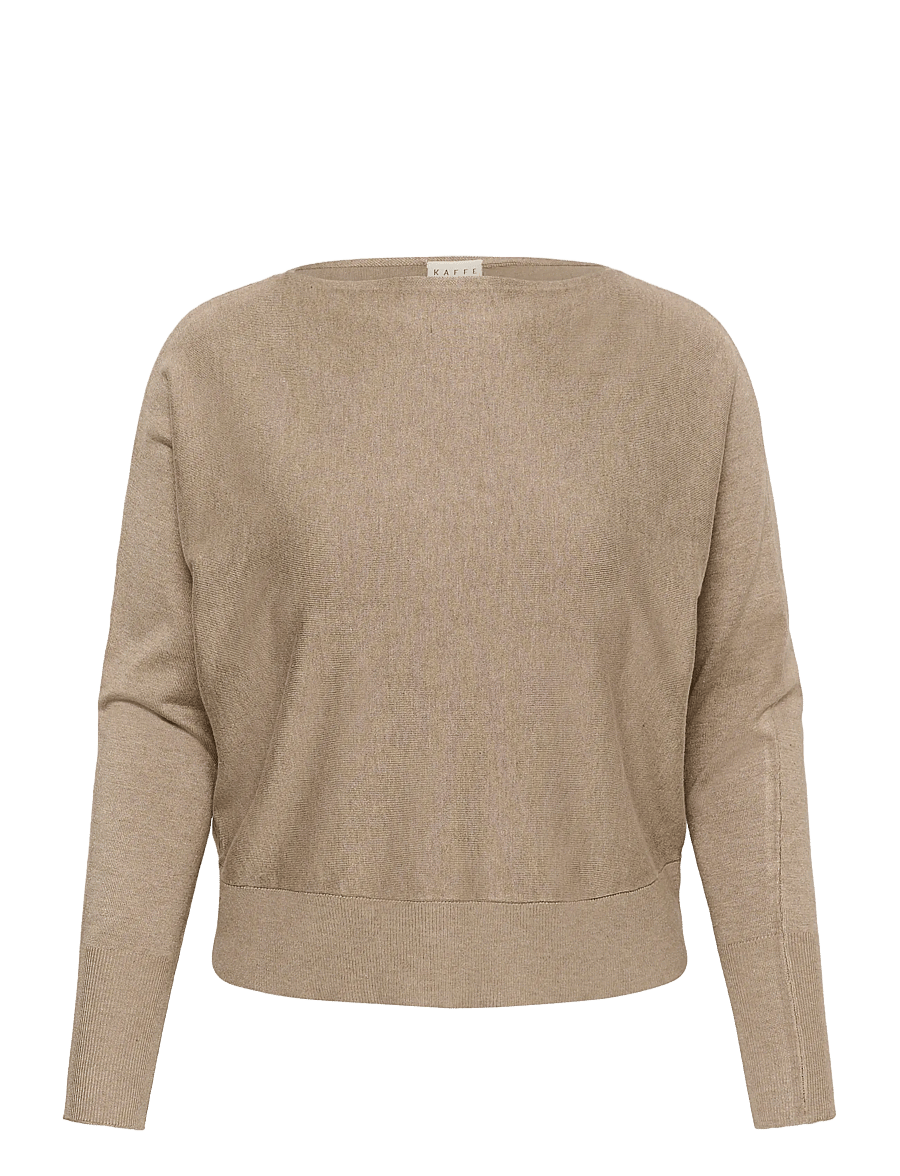Kaffe Curve - KClizzy Batwing Pullover - desert taupe melange - 0