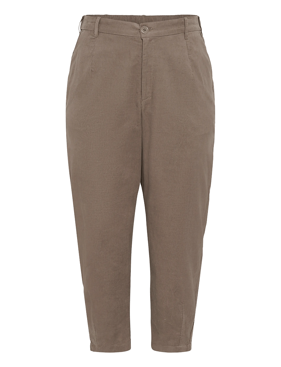 Kaffe Curve - KCfanya Barrel Pants - barrel-püksid - desert taupe - 0