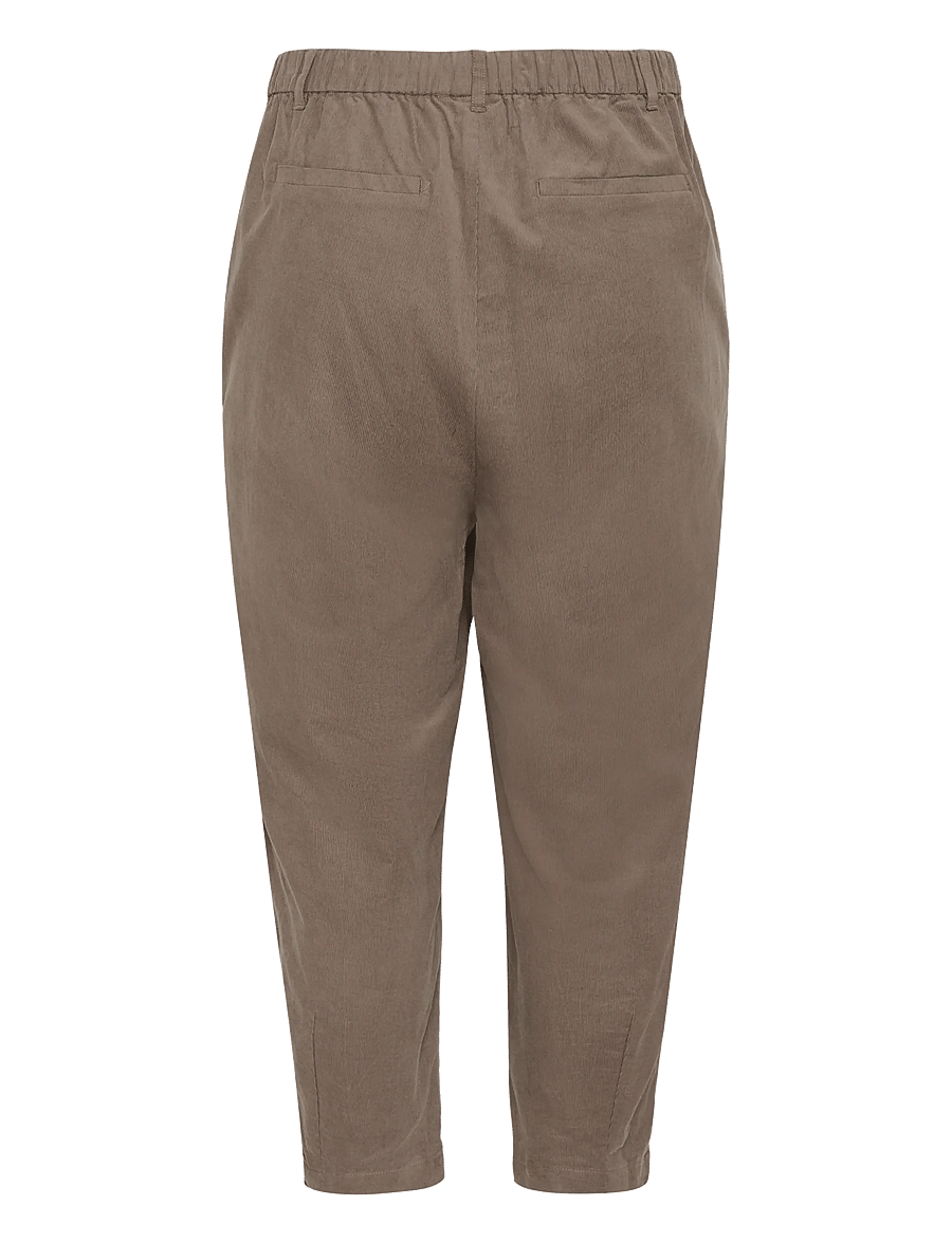 Kaffe Curve - KCfanya Barrel Pants - barrel-püksid - desert taupe - 1