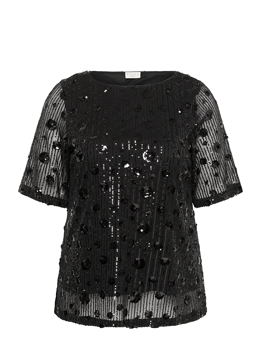 Kaffe Curve - KCgracie Blouse - black deep - 0