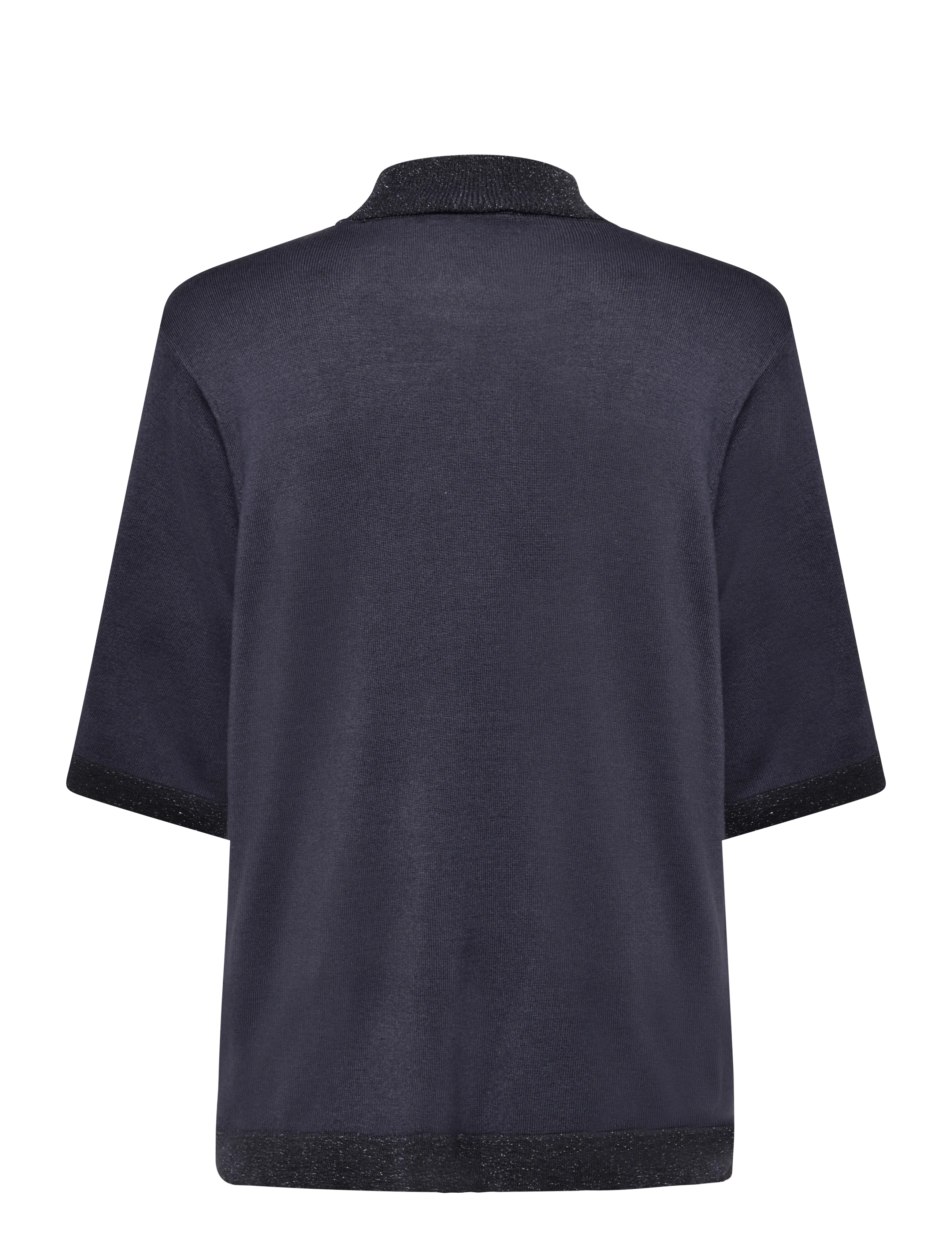 Kaffe Curve - KCliama Lurex Pullover - efterårstøj - graphite - 1