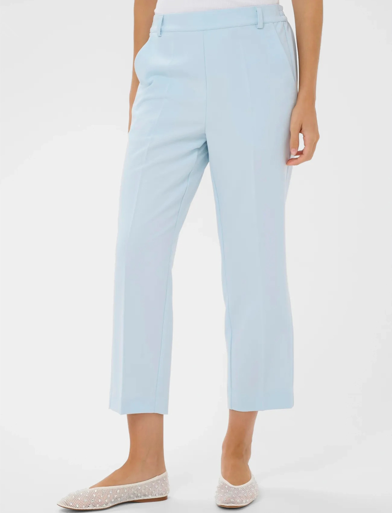 Kaffe Kasakura Hw Cropped Pants - - 32 2