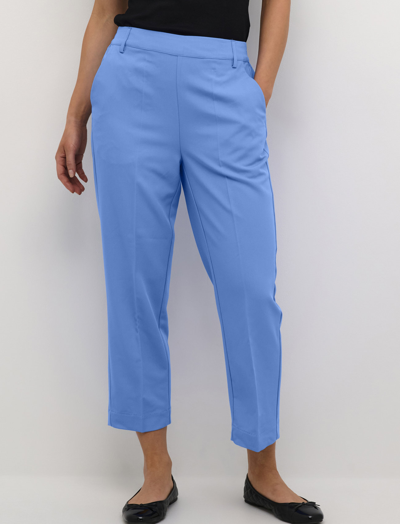 Kaffe Kasakura Hw Cropped Pants - - 32 3
