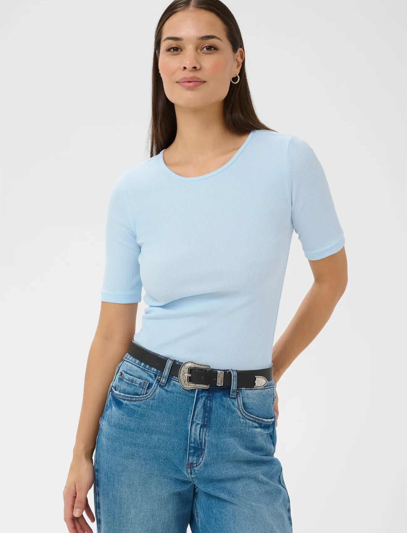 Kaffe Kacarna T-Shirt - Blue - XS 2
