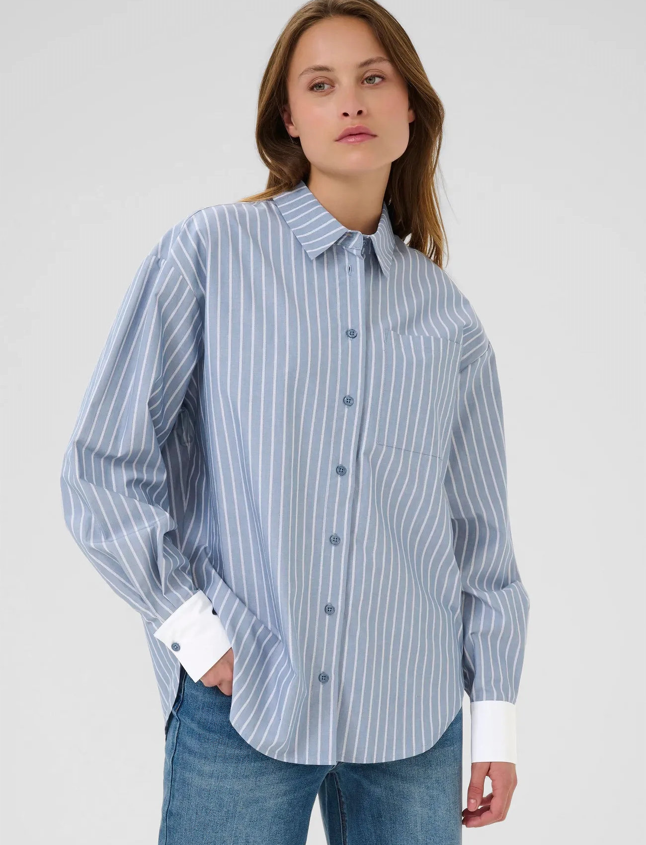 Kaffe Kamilina Shirt - Blue - 34