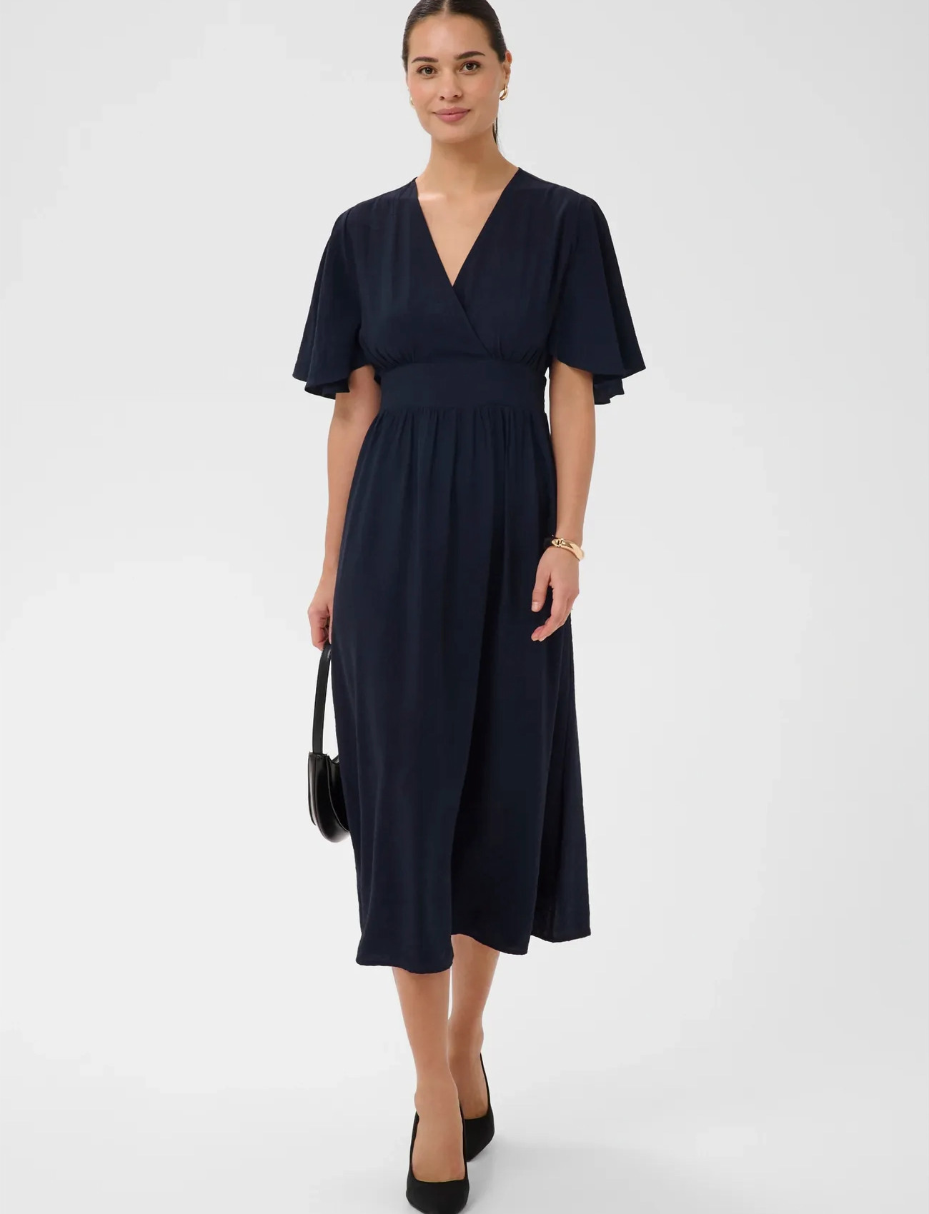 Kaffe Kasirena Long Dress - Blue - 34 1