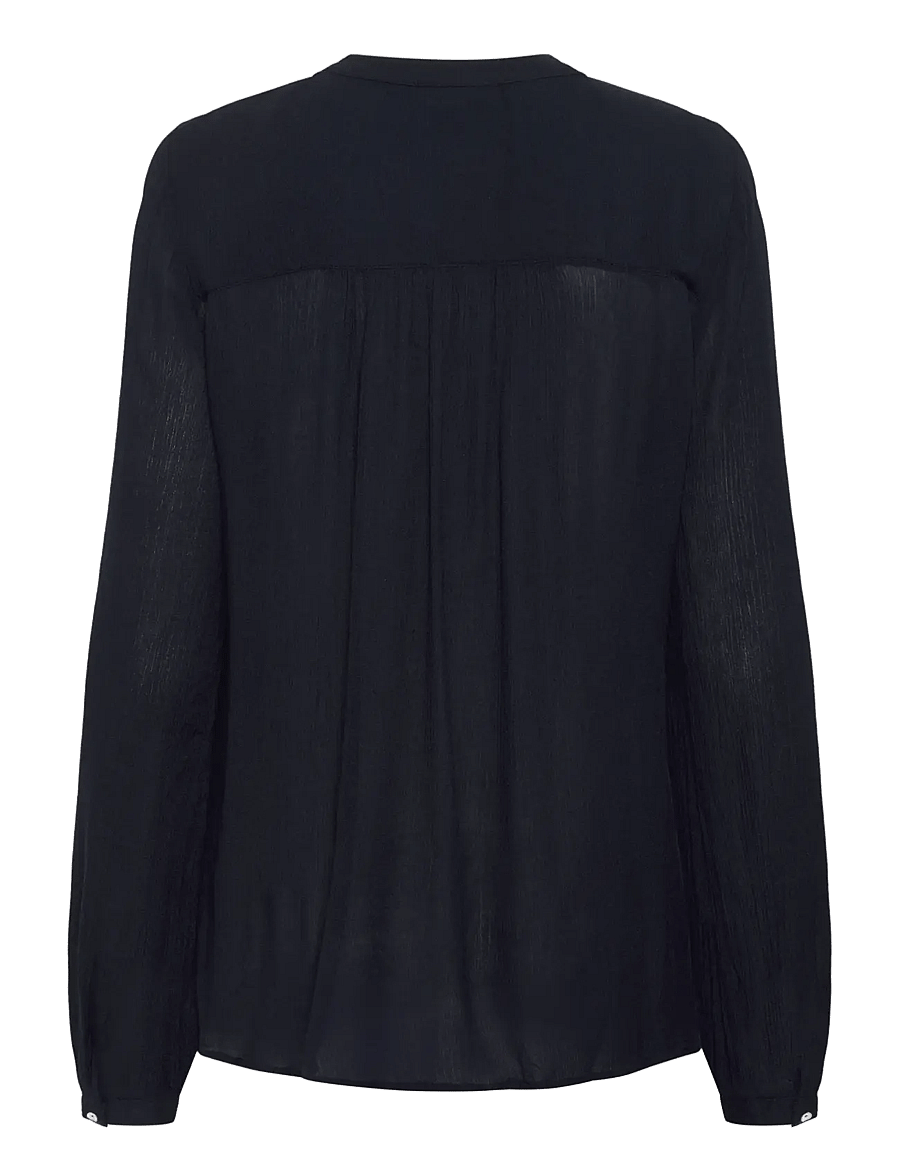 Kaffe - Karla Amber Shirt - långärmade blusar - midnight marine - 2