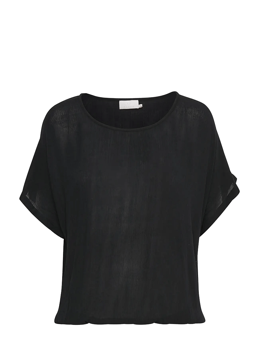 Kaffe - KAamber Stanley - kurzärmelige blusen - black deep - 1