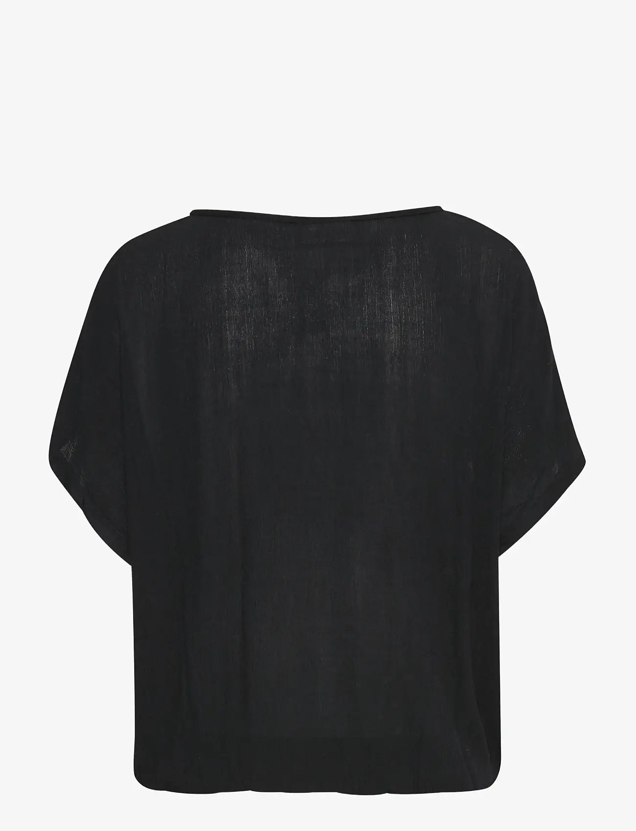 Kaffe - KAamber Stanley - kurzämlige blusen - black deep - 1