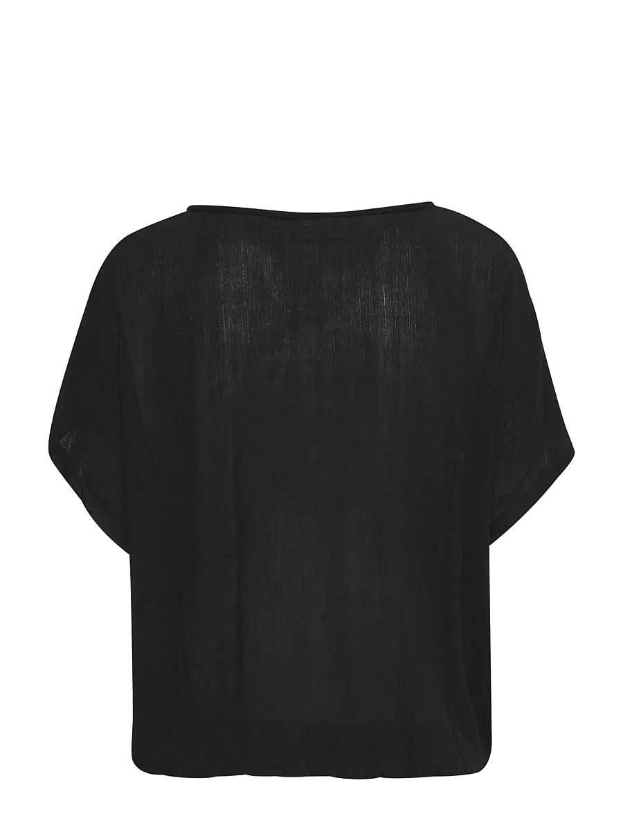 Kaffe - KAamber Stanley - kurzärmelige blusen - black deep - 2