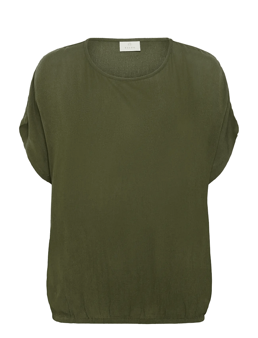Kaffe - KAamber Stanley - kurzärmelige blusen - grape leaf - 1