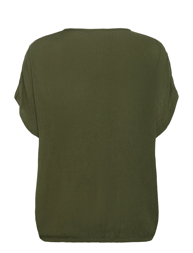 Kaffe - KAamber Stanley - kortærmede bluser - grape leaf - 2