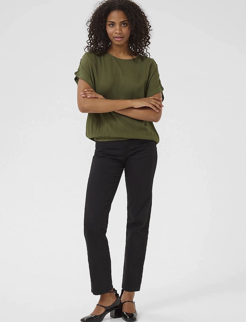 Kaffe - KAamber Stanley - kortærmede bluser - grape leaf - 3