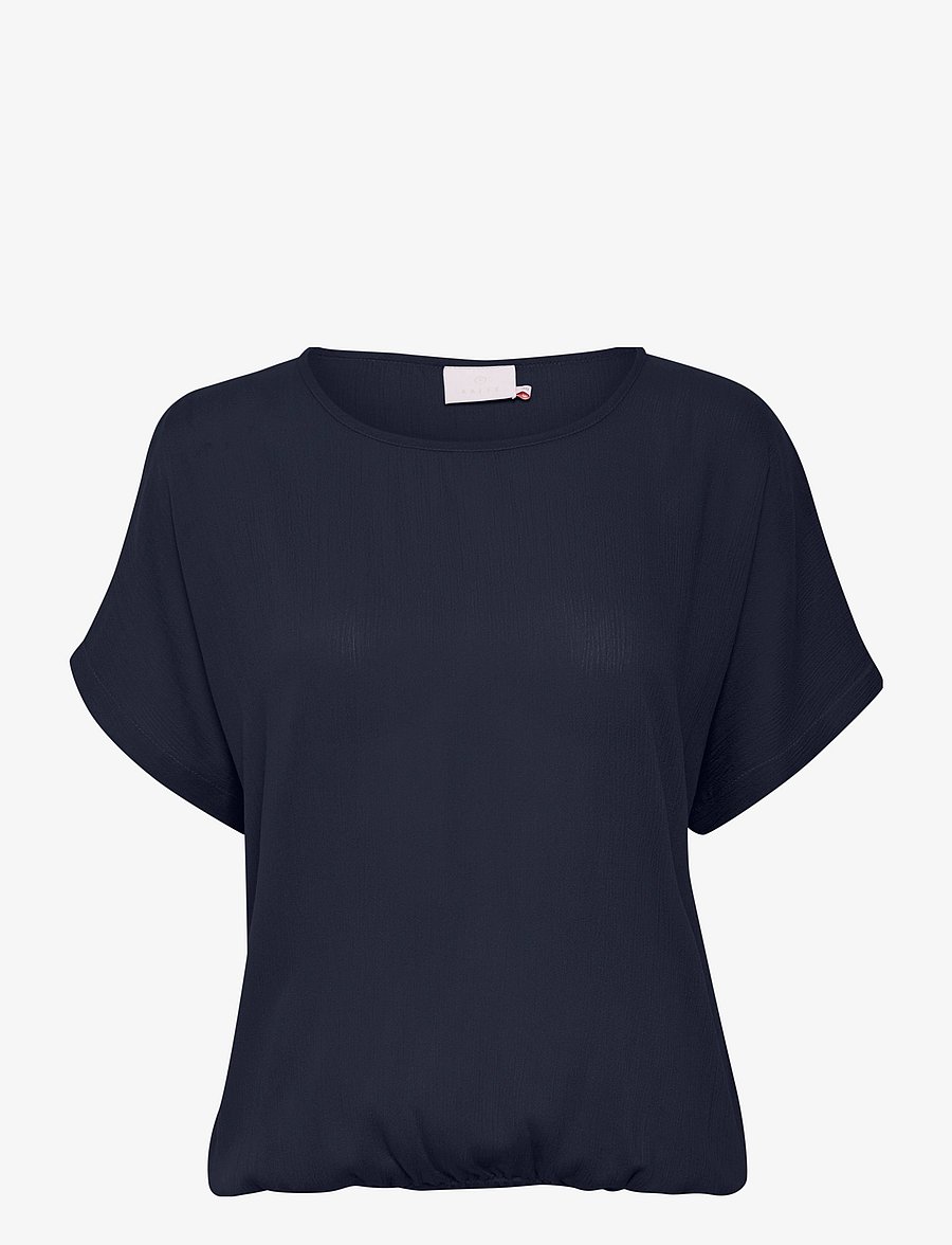 Kaffe - KAamber Stanley - kortærmede bluser - midnight marine - 1